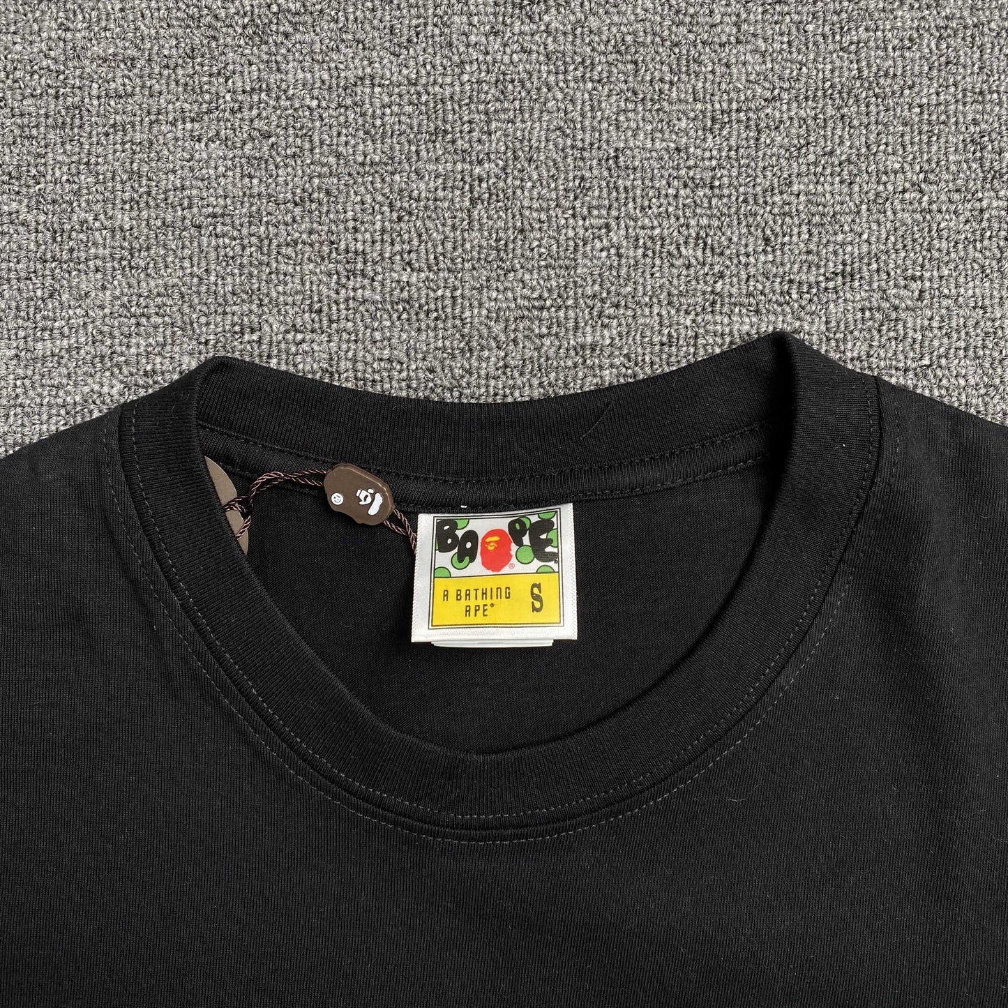Remera Bape x Sesame Street Negra