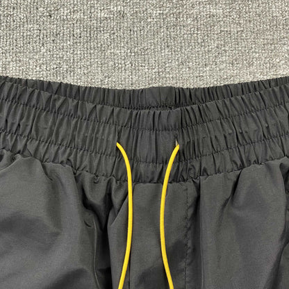 RHUDE RH LOGO SHORTS BLACK