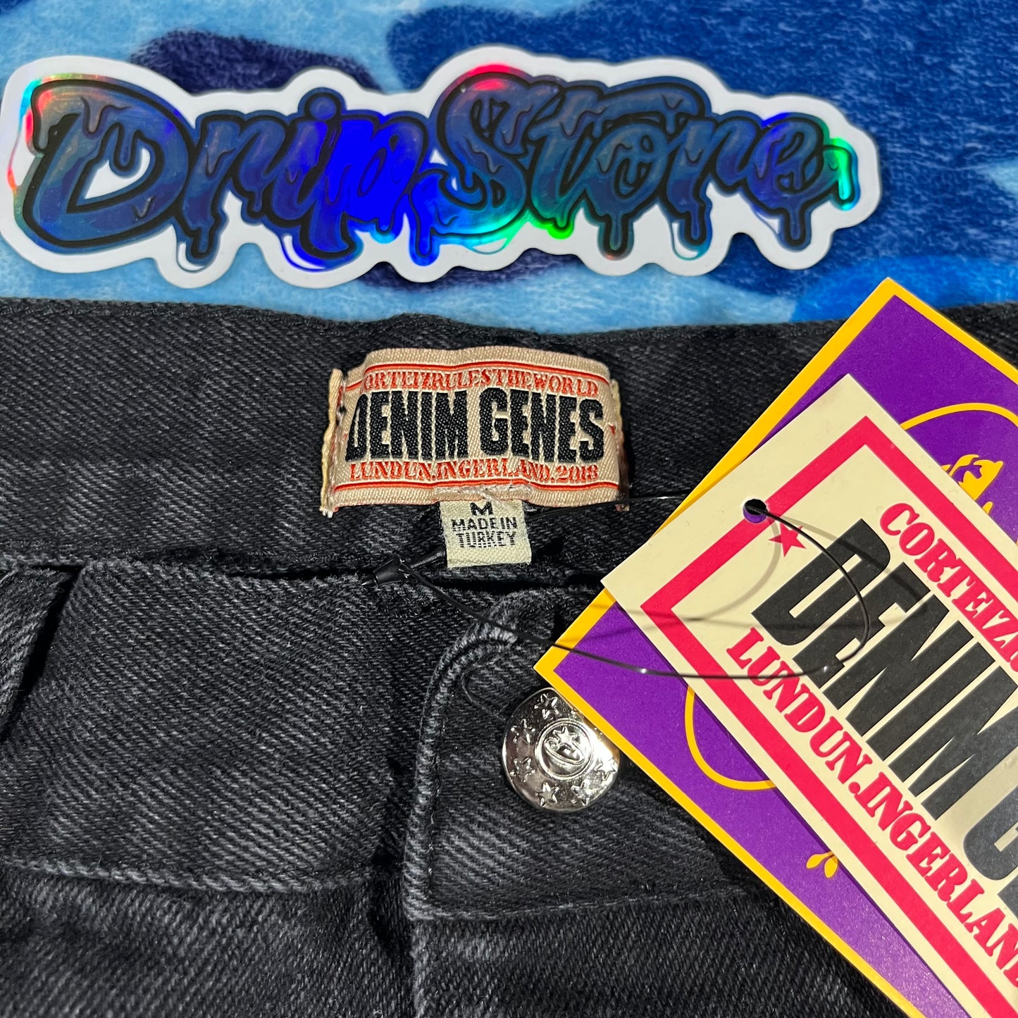 Bermuda Short Corteiz Negra M/L/XL