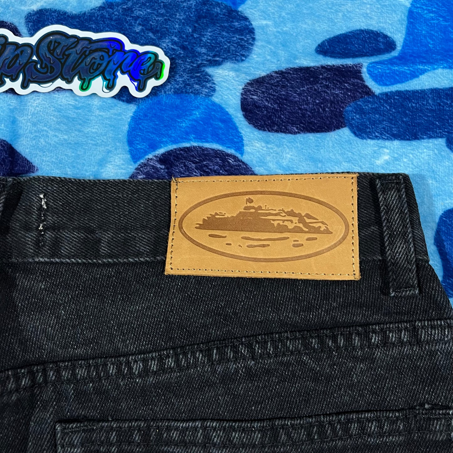 Bermuda Short Corteiz Negra M/L/XL