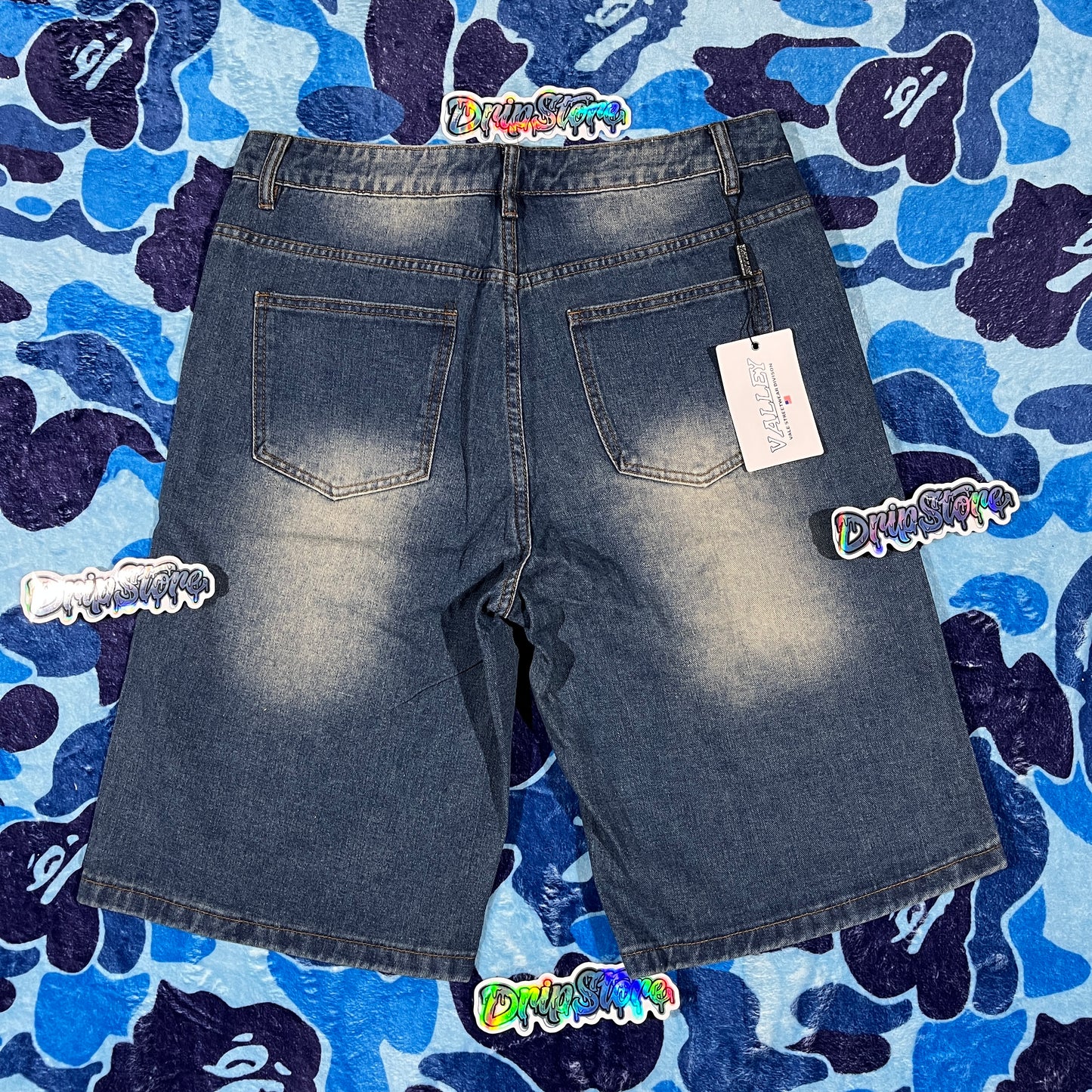Bermuda Vale Forever Skittles Patch 1980s Azul