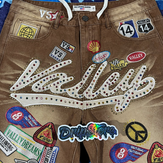 Bermuda Short Valley Skittles Patch Marrón XL