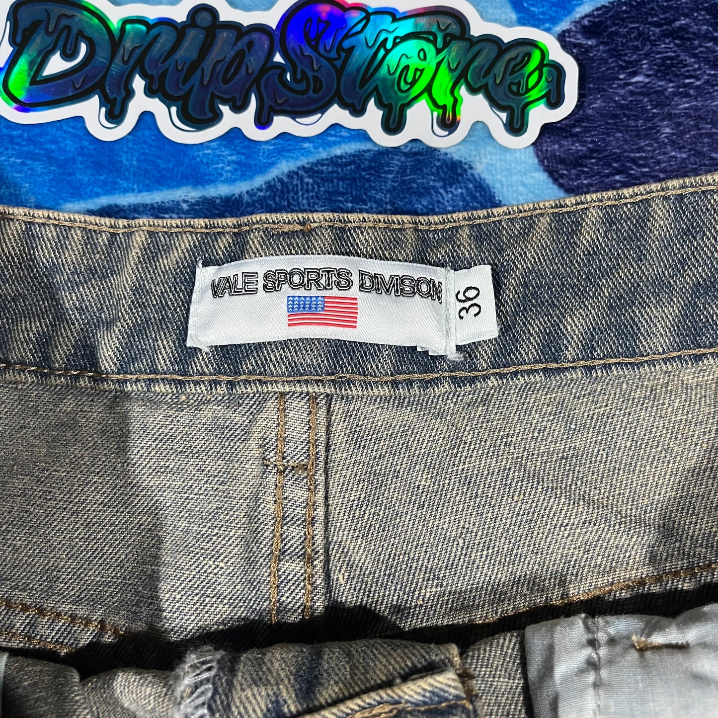 Bermuda Vale Forever Skittles Denim Azul