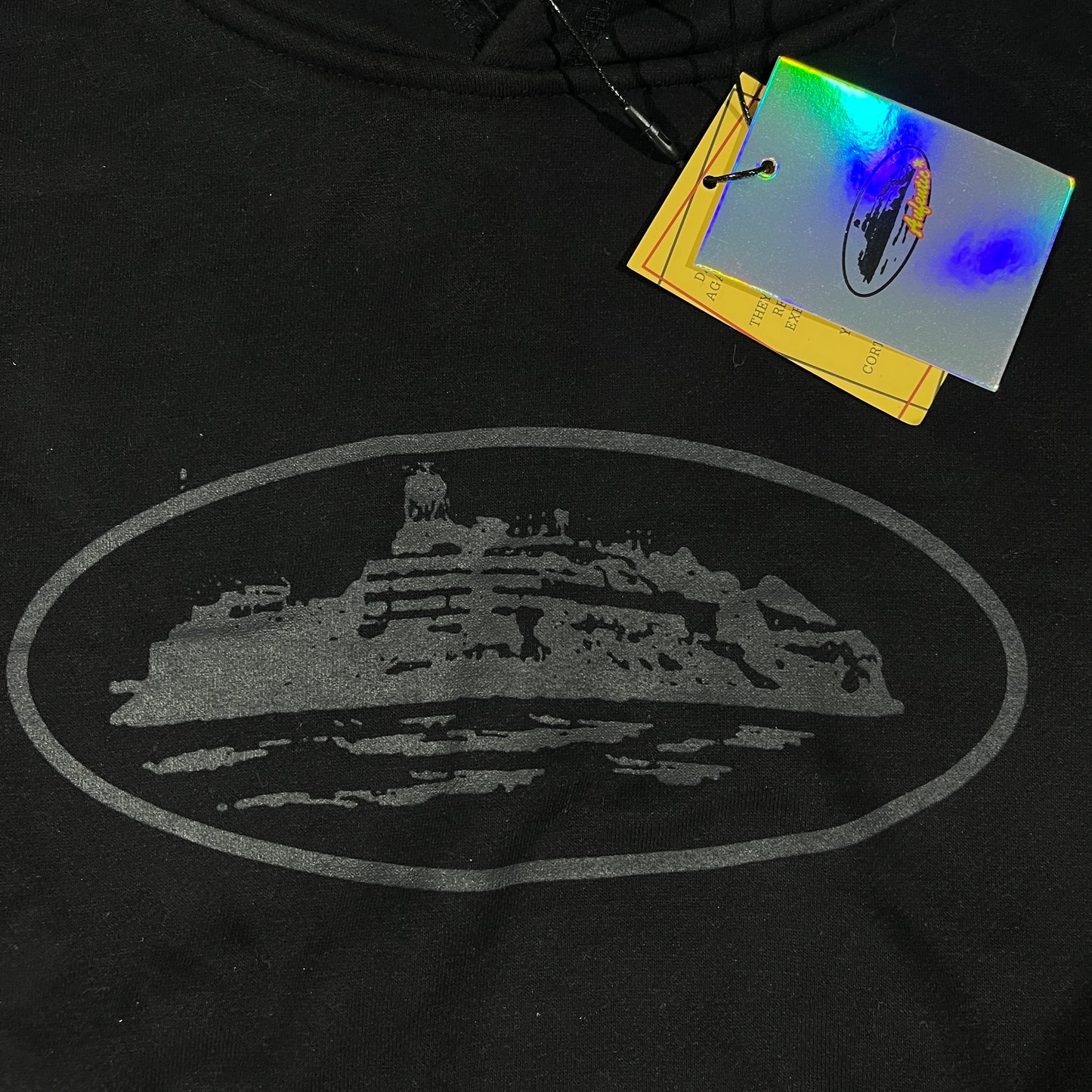 Buzo Corteiz Alcatraz Triple Negro XL