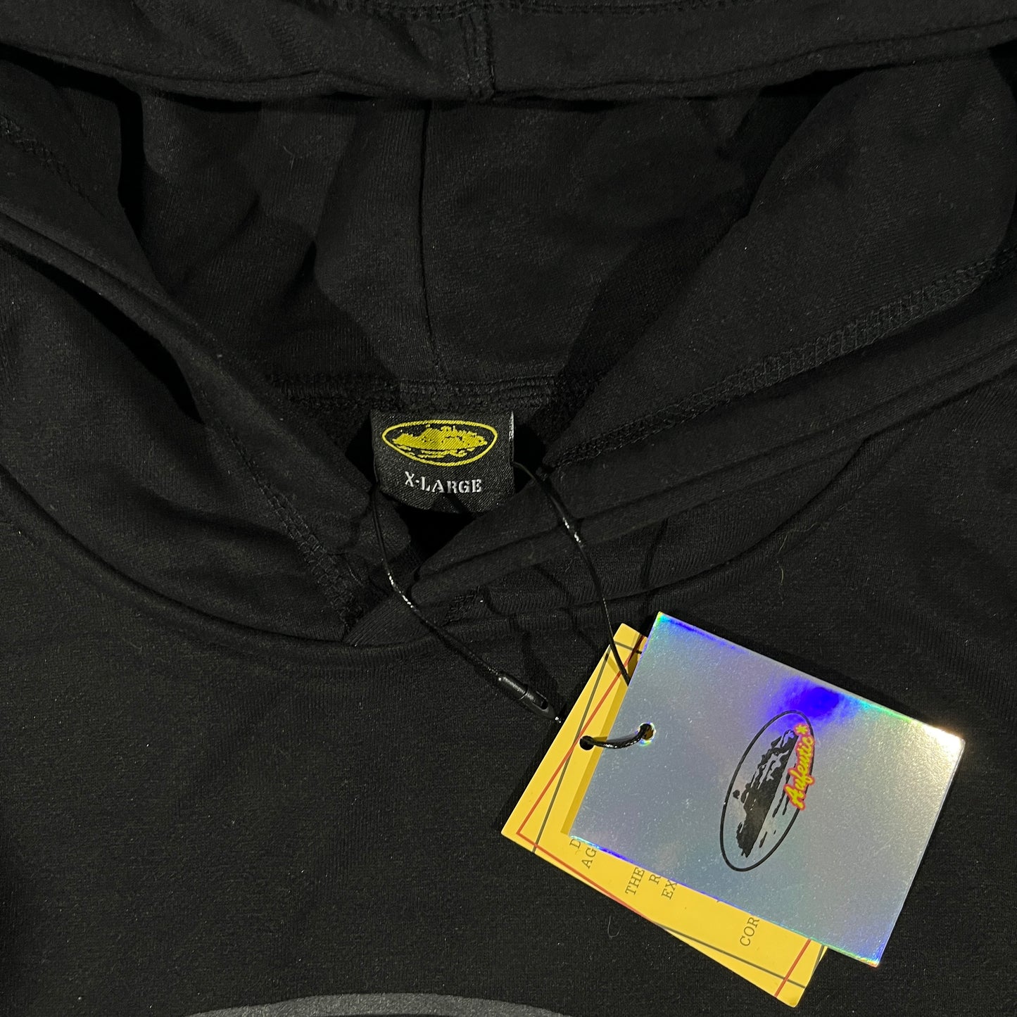 Buzo Corteiz Alcatraz Triple Negro XL