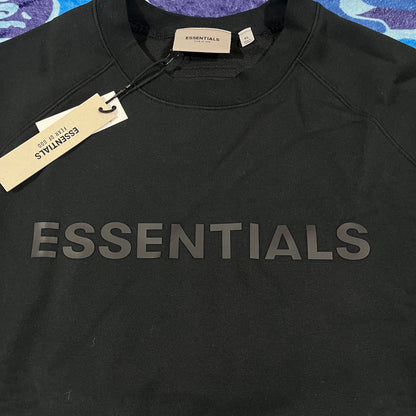 Buzo Essentials Crewneck Negro XL