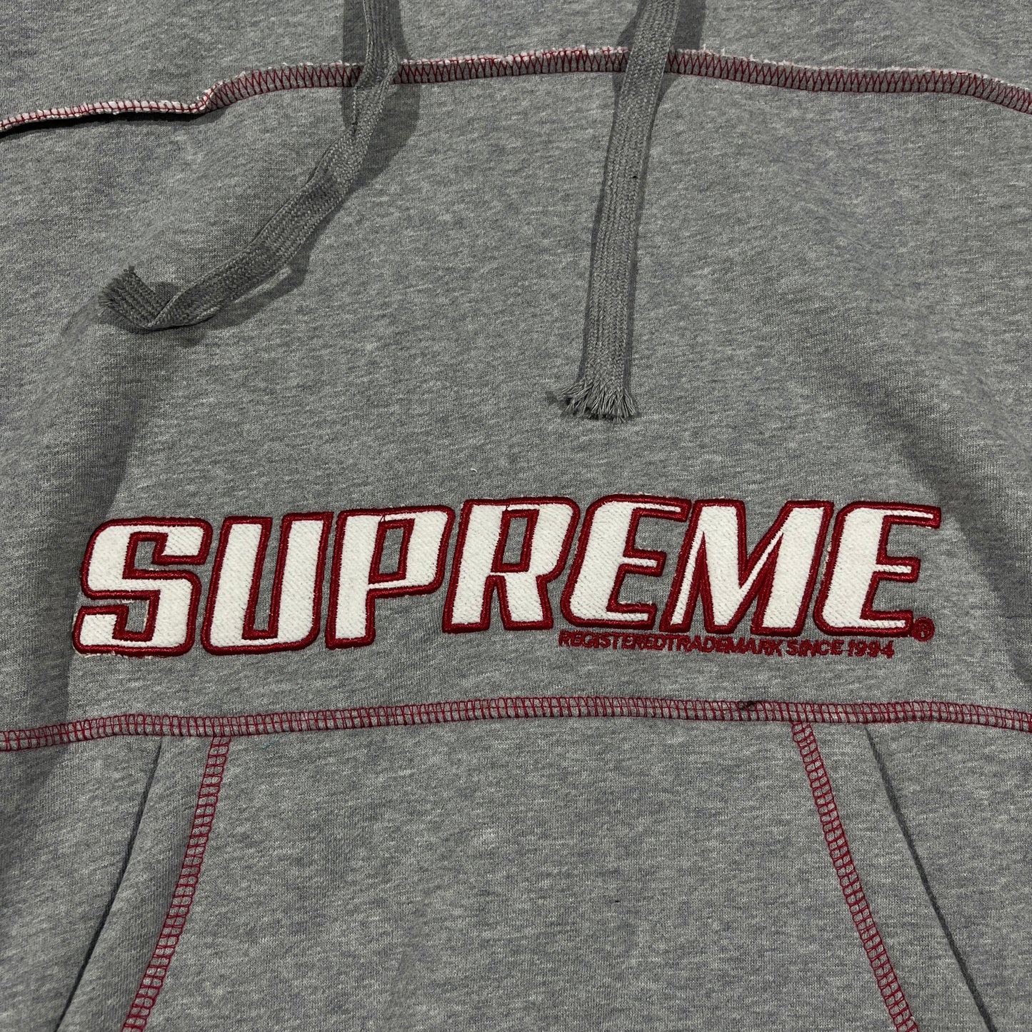 Buzo Supreme Coverstitch Gris XL