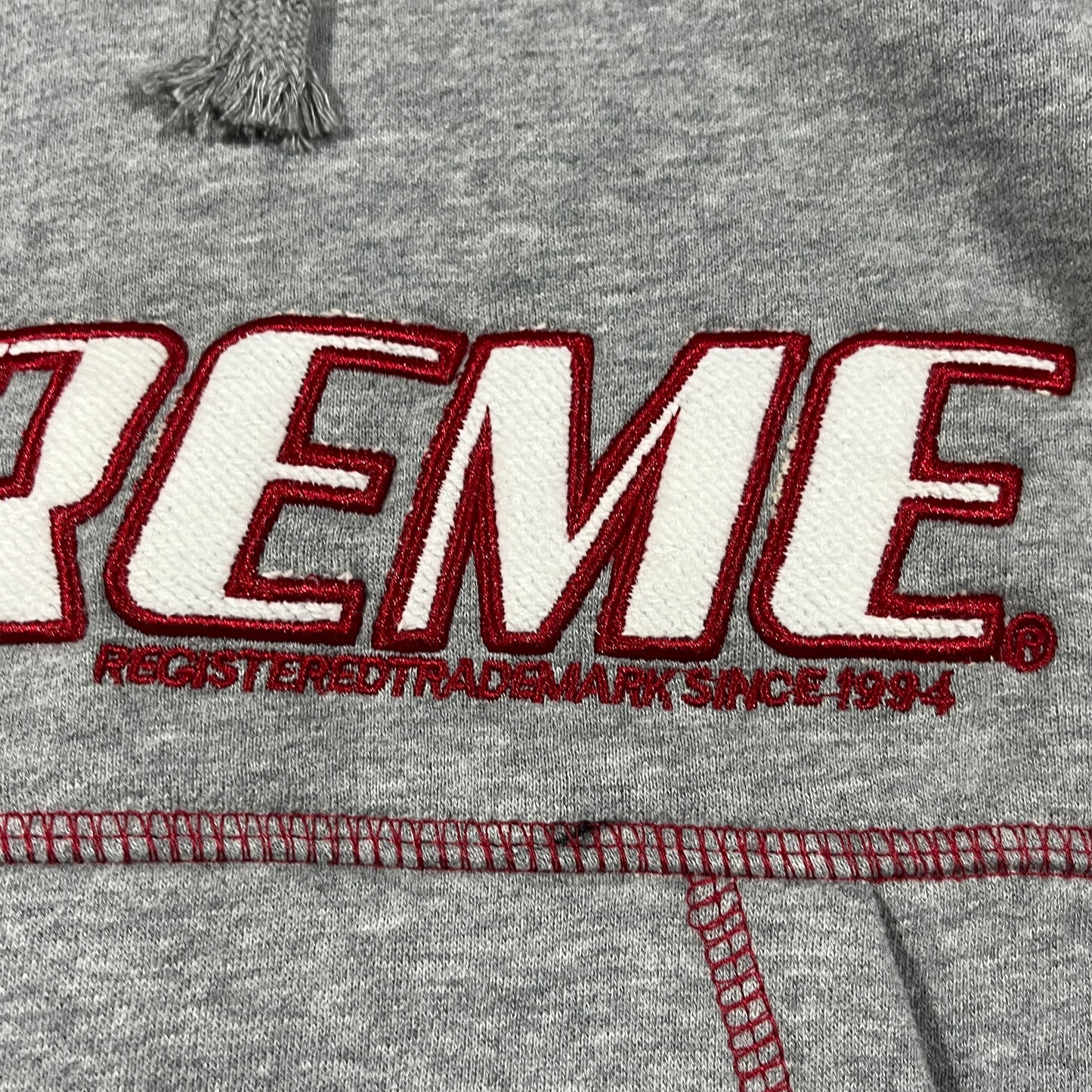 Buzo Supreme Coverstitch Gris XL