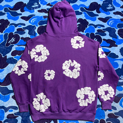 DENIM TEARS THE COTTON WREATH HOODIE PURPLE