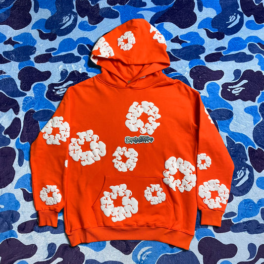 DENIM TEARS THE COTTON WREATH HOODIE ORANGE