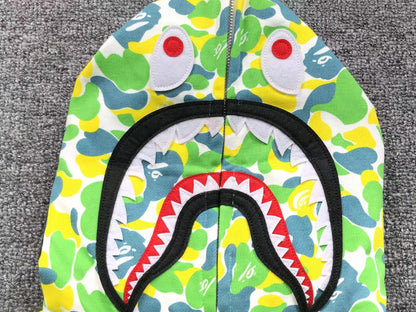 BAPE SHARK HK CENTRAL LIMITED FULL ZIP HOODIE