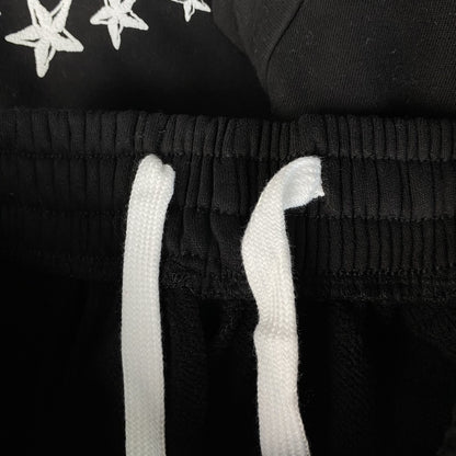 CORTEIZ ALCATRAZ 5 STARZ SWEATPANT BLACK