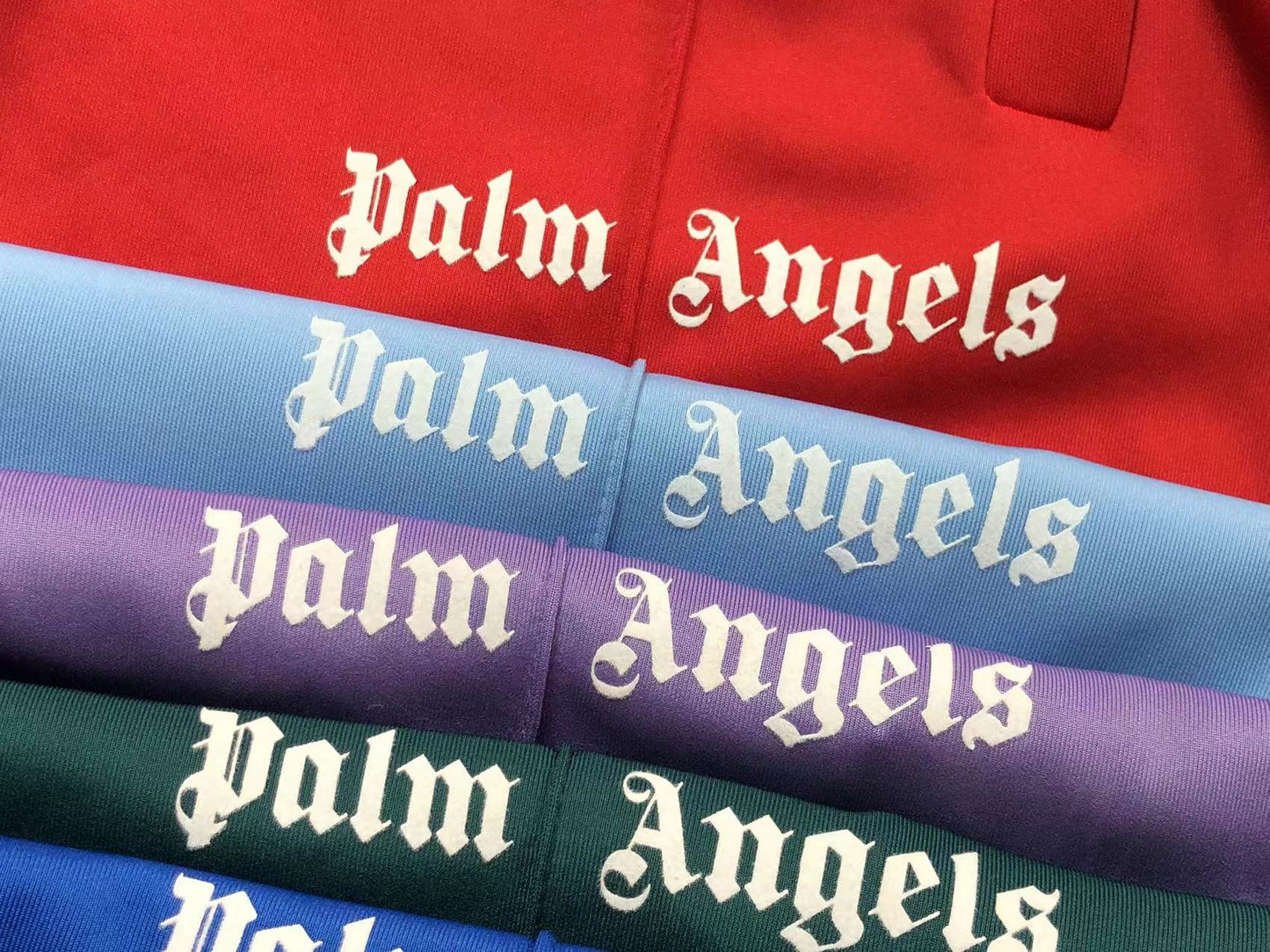 PALM ANGELS CLASSIC TRACK PANTS GREEN