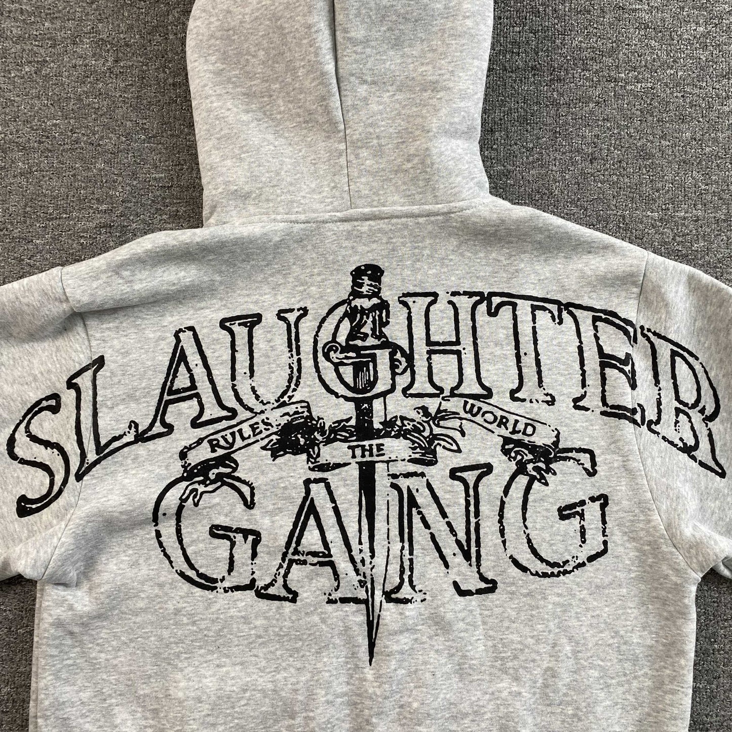 Campera Corteiz x Slaughter Gang 21 Savage Gris
