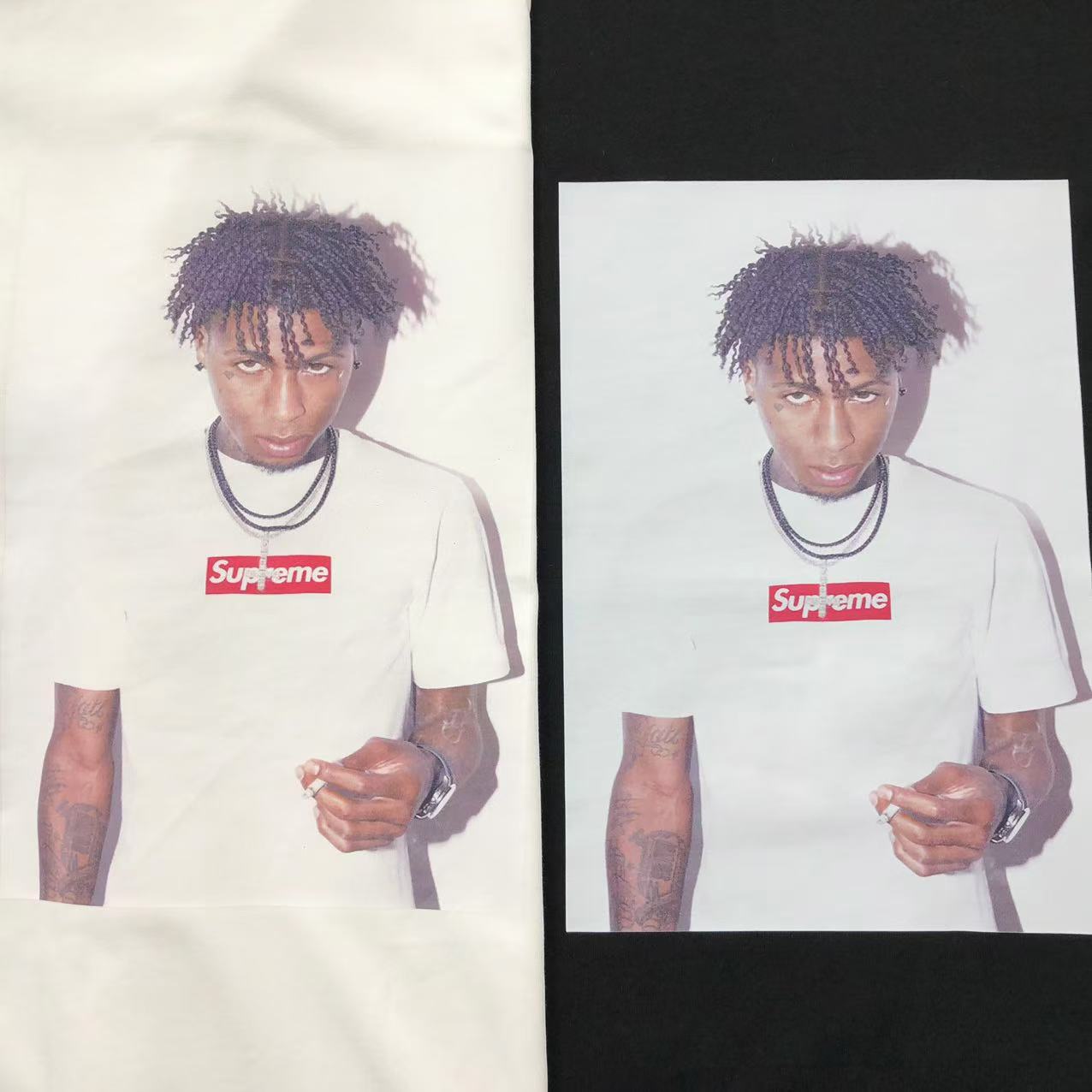 SUPREME NBA YOUNGBOY TEE WHITE