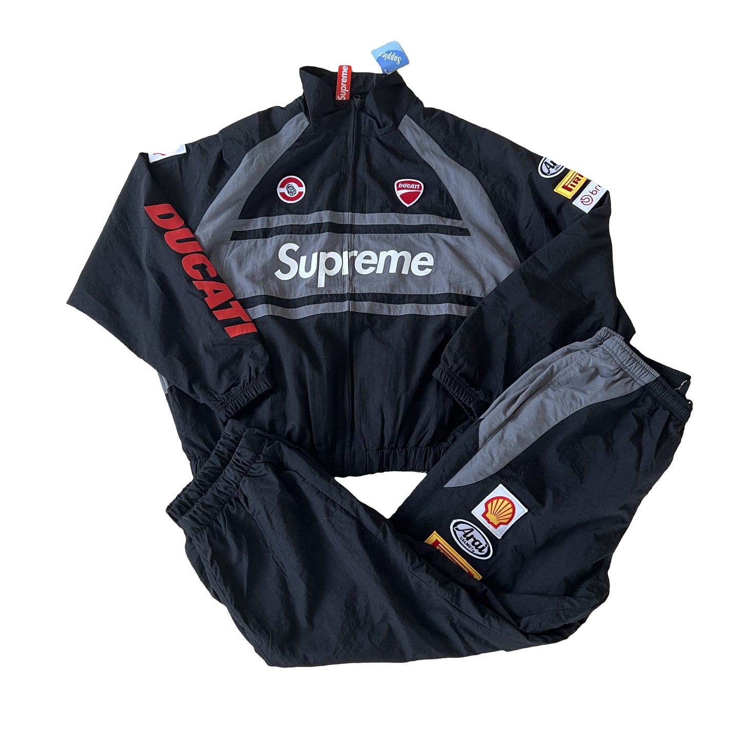 SUPREME DUCATI TRACK JACKET LIGHT BLUE