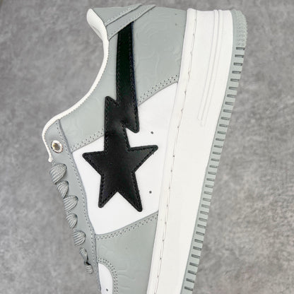 A Bathing Ape Bape Sta Low Gris Negro