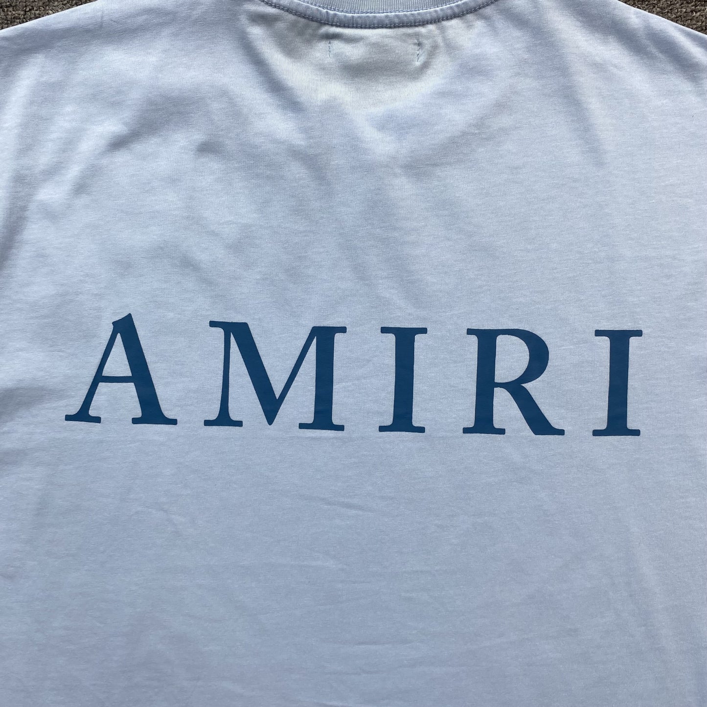 AMIRI MA LOGO TEE BLUE