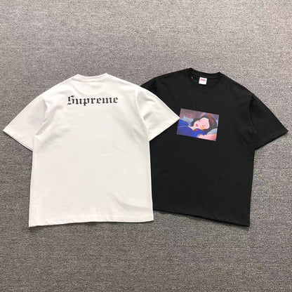 SUPREME SNOW WHITE TEE BLACK