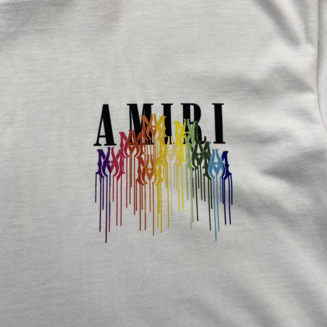 AMIRI MA DRIP COLLAGE TEE WHITE