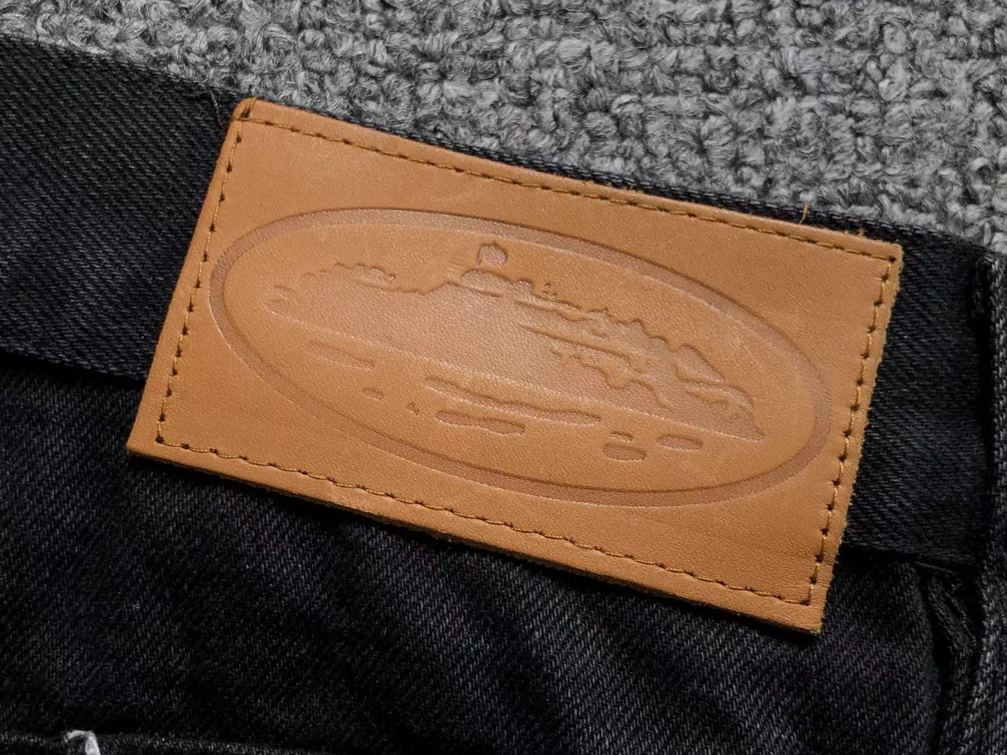 Pantalon Corteiz C-Star Jean Negro