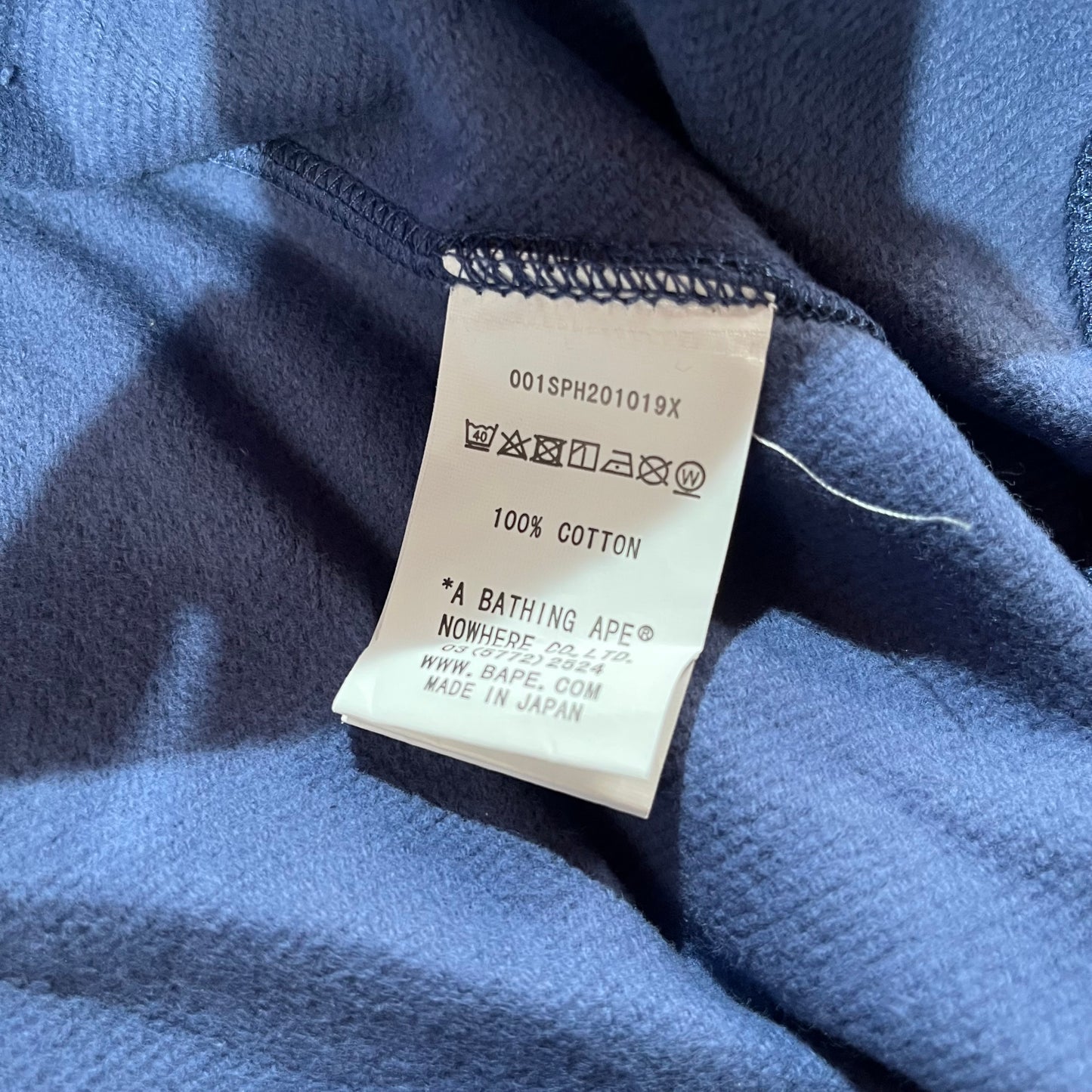 Campera Bape Camo Azul XL