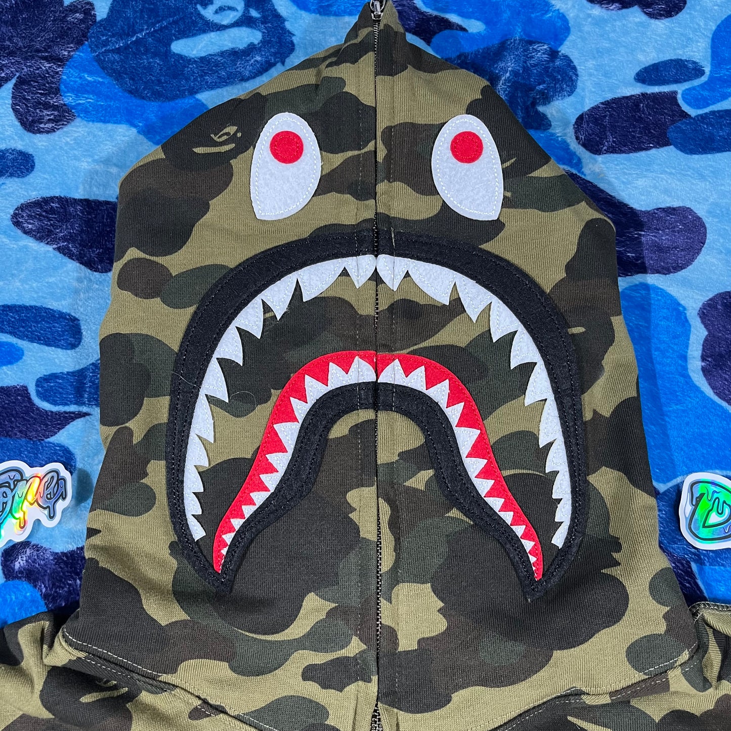 Campera Bape Camo Verde M