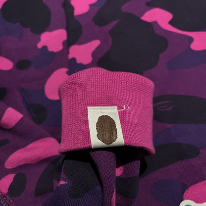 Campera Bape Color Camo Shark Full Zip Violeta