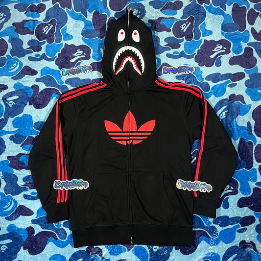 Campera Bape x Adidas Shark Negra XXL