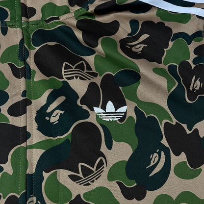Campera Bape x Adidas Shark Camo Verde