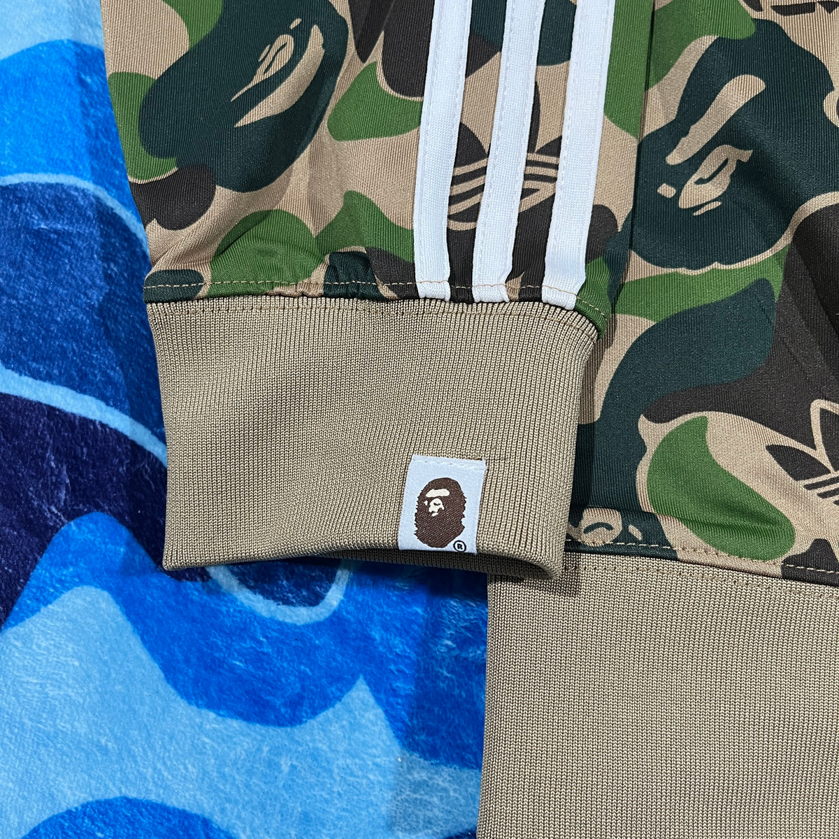 Campera Bape x Adidas Shark Camo Verde