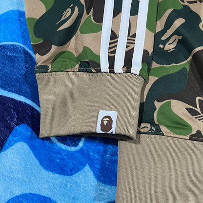 Campera Bape x Adidas Shark Camo Verde