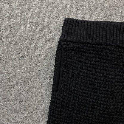 Conjunto Casablanca Crochet Negro Verde