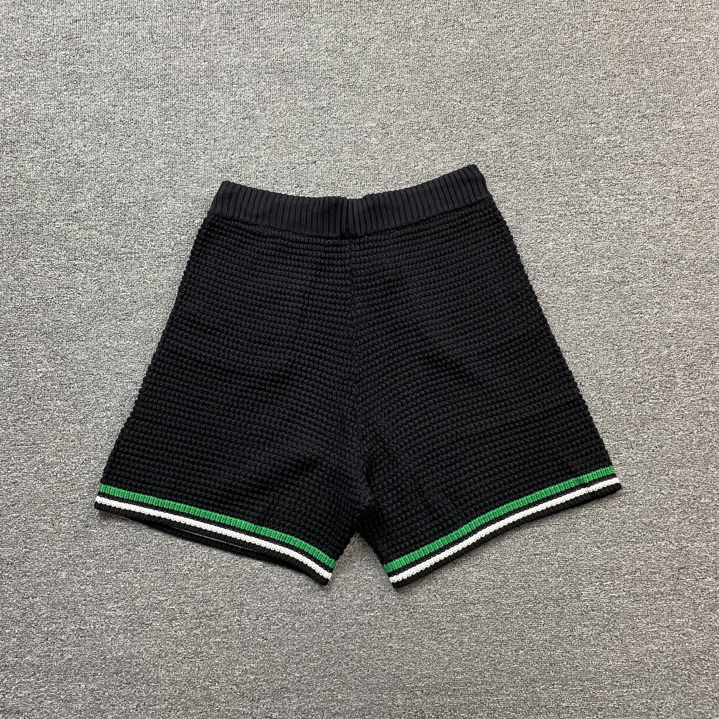 Conjunto Casablanca Crochet Negro Verde