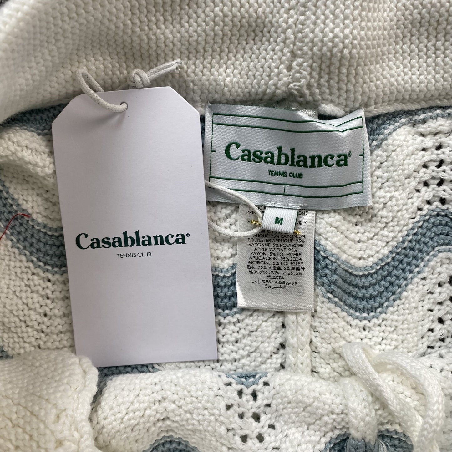 Conjunto Casablanca Crochet Azul