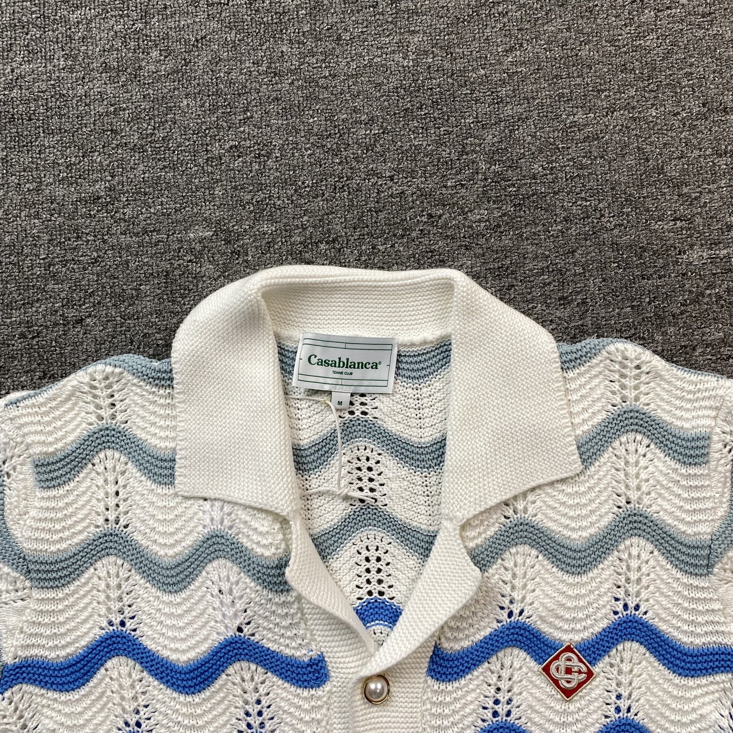 Conjunto Casablanca Crochet Azul