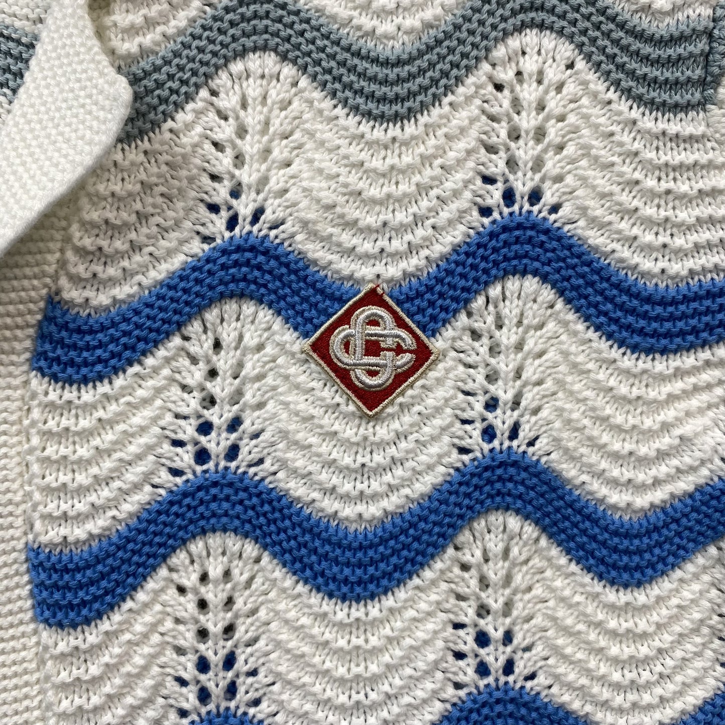 Conjunto Casablanca Crochet Azul