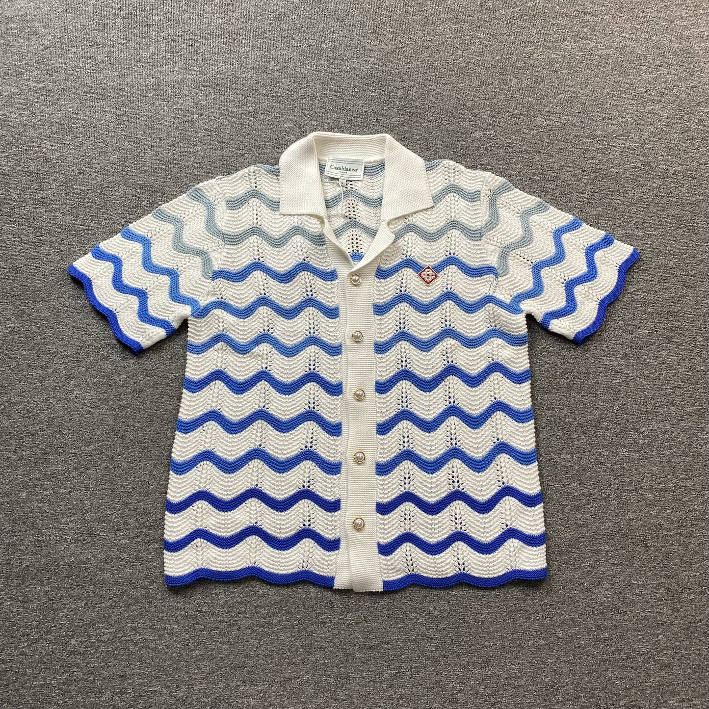 Conjunto Casablanca Crochet Azul