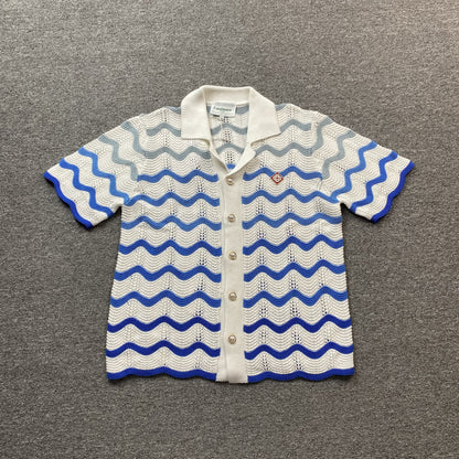 Conjunto Casablanca Crochet Azul