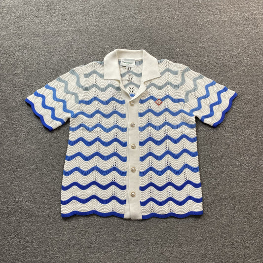 Conjunto Casablanca Crochet Azul