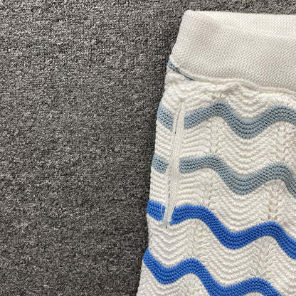 Conjunto Casablanca Crochet Azul