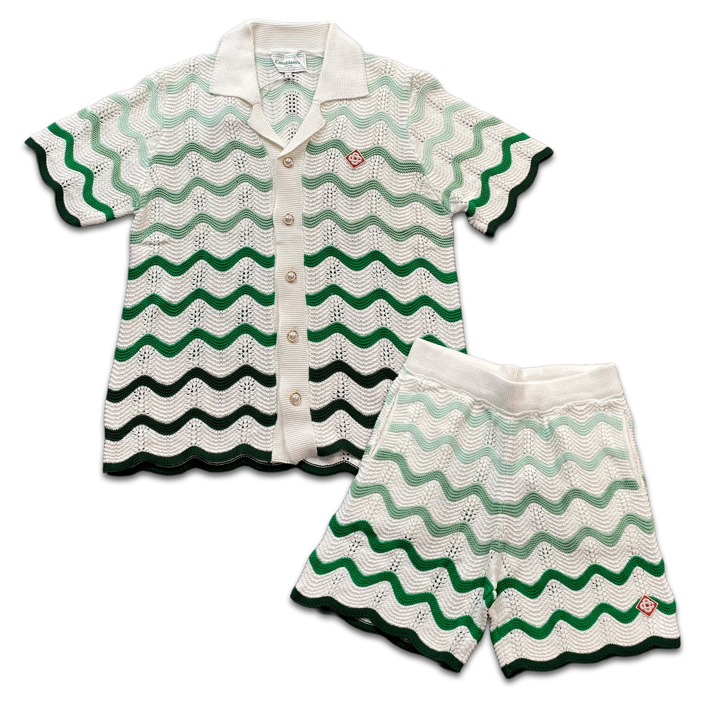 Conjunto Casablanca Crochet Verde