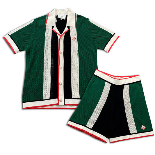 Conjunto Casablanca Crochet Verde