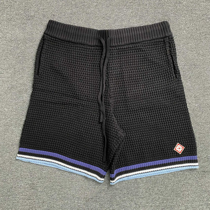 Conjunto Casablanca Crochet Negro Logo