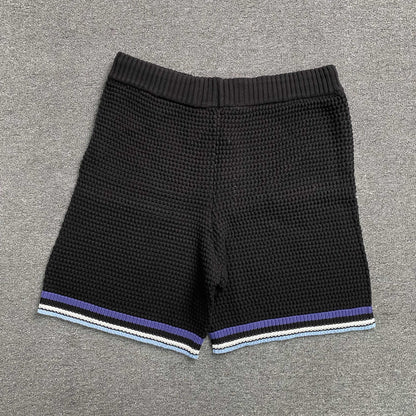 Conjunto Casablanca Crochet Negro Logo