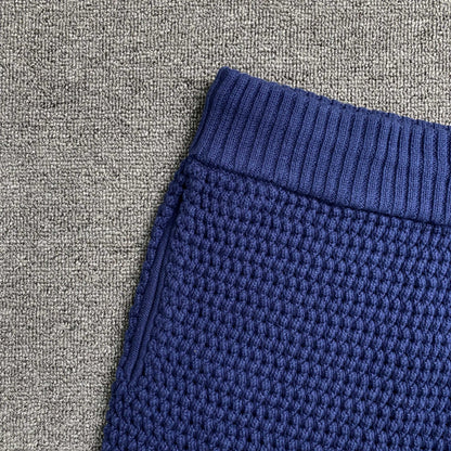 Conjunto Casablanca Crochet Azul Logo