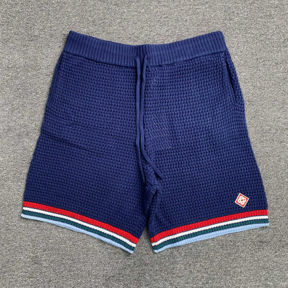 Conjunto Casablanca Crochet Azul Logo