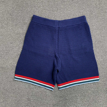 Conjunto Casablanca Crochet Azul Logo