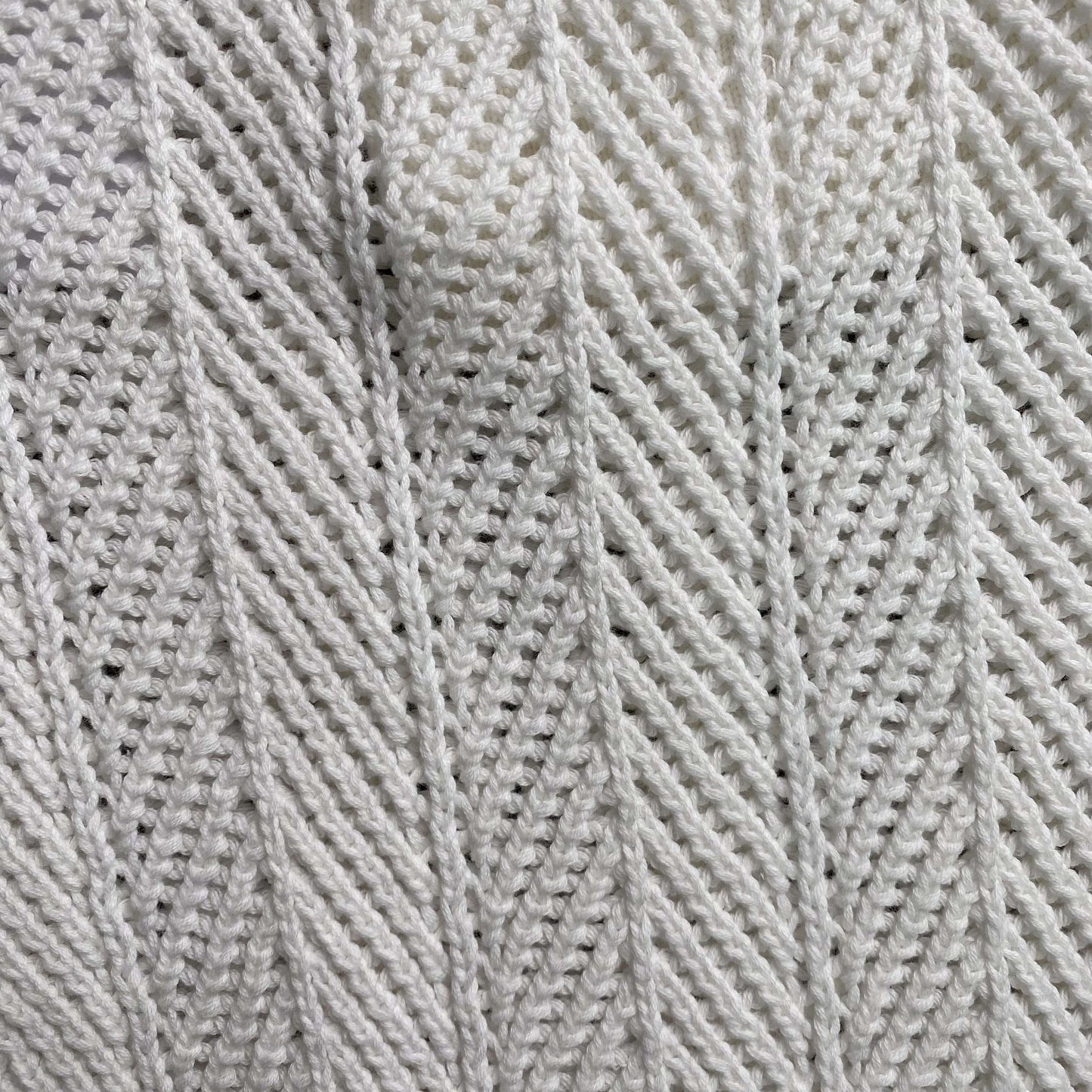Conjunto Casablanca Crochet Blanco Logo