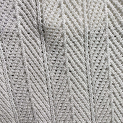 Conjunto Casablanca Crochet Blanco Logo